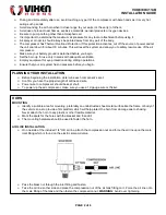 Предварительный просмотр 2 страницы Vixen Horns VXO8330/4114B Installation Manual