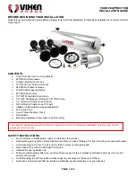 Предварительный просмотр 1 страницы Vixen Horns VXO8330APRO/3118B Installation Manual