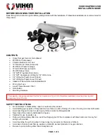 Preview for 1 page of Vixen Horns VXO8330APRO/3418B Installation Manual