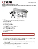 Preview for 1 page of Vixen Horns VXO8330APRO/4124C Installation Manual