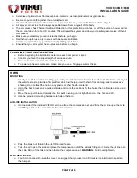 Предварительный просмотр 2 страницы Vixen Horns VXO8330B/1168B Installation Manual