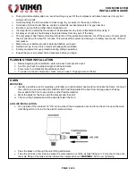 Предварительный просмотр 2 страницы Vixen Horns VXO8330B Installation Manual