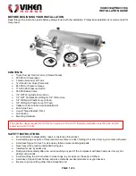 Preview for 1 page of Vixen Horns VXO8330O/3318C Installation Manual