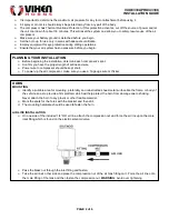 Предварительный просмотр 2 страницы Vixen Horns VXO8330O/4318C Installation Manual