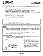 Предварительный просмотр 2 страницы Vixen Horns VXO8350/1167C2 Installation Manual