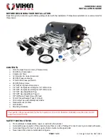 Preview for 1 page of Vixen Horns VXO8350 Installation Manual