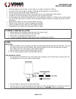 Предварительный просмотр 2 страницы Vixen Horns VXO8350B/3118B Installation Manual