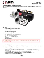 Vixen Horns VXO8410/3114 Installation Manual preview