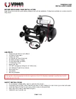 Preview for 1 page of Vixen Horns VXO8560/3318B Installation Manual