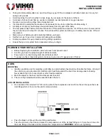 Предварительный просмотр 2 страницы Vixen Horns VXO8580/3318B Installation Manual