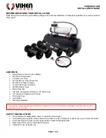 Предварительный просмотр 1 страницы Vixen Horns VXO8580/4124B Installation Manual