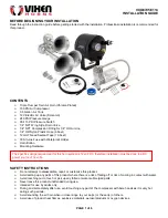 Предварительный просмотр 1 страницы Vixen Horns VXO8705/3114 Installation Manual