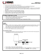 Предварительный просмотр 2 страницы Vixen Horns VXO8705/3114 Installation Manual