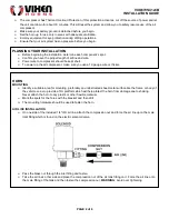 Предварительный просмотр 2 страницы Vixen Horns VXO8705/4124B Installation Manual