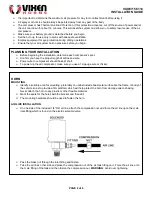 Предварительный просмотр 2 страницы Vixen Horns VXO8715/3118 Installation Manual