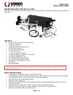 Предварительный просмотр 1 страницы Vixen Horns VXO8715/3311 Installation Instructions Manual