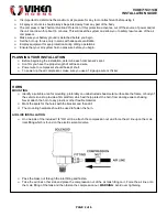 Предварительный просмотр 2 страницы Vixen Horns VXO8715/4114B Installation Manual