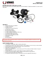 Предварительный просмотр 1 страницы Vixen Horns VXO8805/3311B Installation Manual