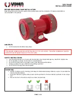 Preview for 1 page of Vixen Horns VXS-1450AR Installation Manual