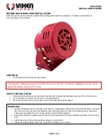 Vixen Horns VXS-9050C Installation Manual preview