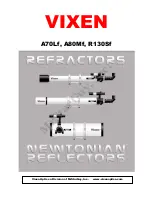Vixen Porta A70Lf User Manual preview