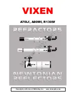 Vixen Porta A70Lf User Manual предпросмотр