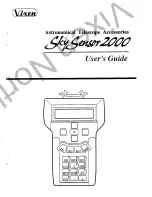 Vixen SkySensor 2000 User Manual предпросмотр