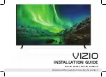 Предварительный просмотр 1 страницы Vizio & D65-E0 Installation Manual