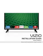 Vizio D24-D1 Installation Manual предпросмотр