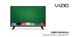 Предварительный просмотр 1 страницы Vizio D24-D1 User Manual