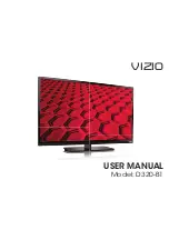 Vizio D320-B1 User Manual preview