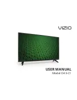 Preview for 1 page of Vizio D43-C1 User Manual