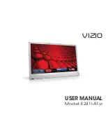 Vizio E241i-A1W User Manual preview