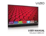 Preview for 1 page of Vizio E280i-A1 User Manual