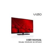 Vizio E320-A0 User Manual preview