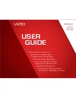 Preview for 1 page of Vizio E3D320VX User Manual