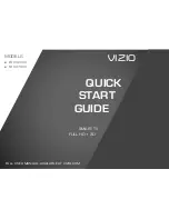 Предварительный просмотр 1 страницы Vizio E3D420VX Quick Start Manual