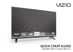 Vizio E40-C2 Quick Start Manual preview