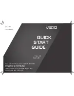 Vizio E420VSE Quick Start Manual preview