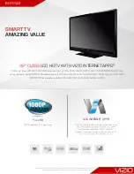 Preview for 1 page of Vizio E422VLE Specifications