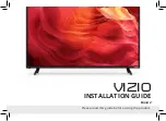 Vizio E43-D2 Installation Manual предпросмотр