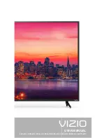 Предварительный просмотр 1 страницы Vizio E43u-D2 User Manual