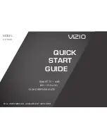 Preview for 1 page of Vizio E470i-A0 Quick Start Manual