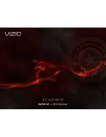 Vizio E470VLE User Manual preview