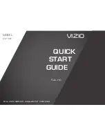 Vizio E471VLE Quick Start Manual preview