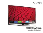 Vizio E500i-A1 User Manual preview