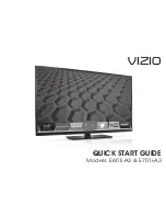 Vizio E601i-A3 Quick Start Manual preview