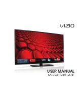 Preview for 1 page of Vizio E601i-A3E User Manual