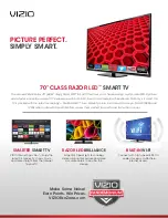 Vizio E701i-A3 Brochure & Specs preview