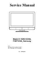 Vizio GV46L FHDTV20A Service Manual preview